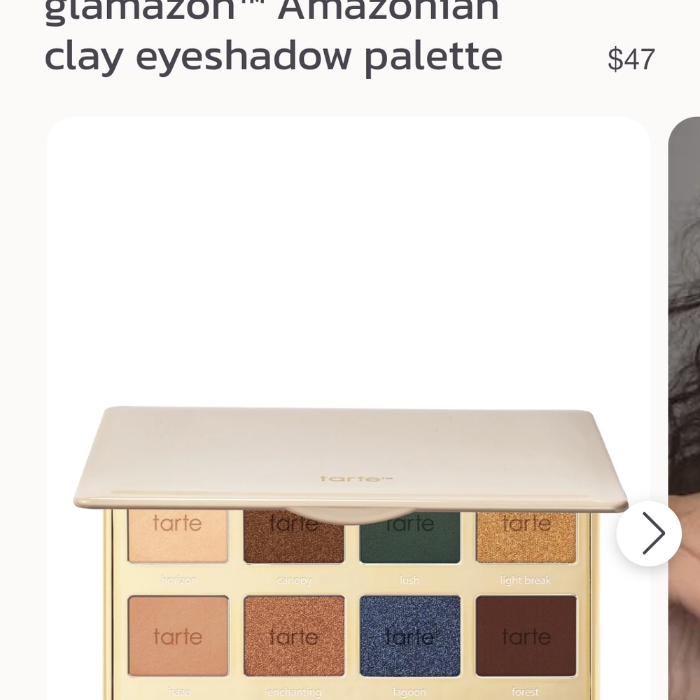 Tarte Glamazon Clay Eyeshadow Palette with Rich Hues